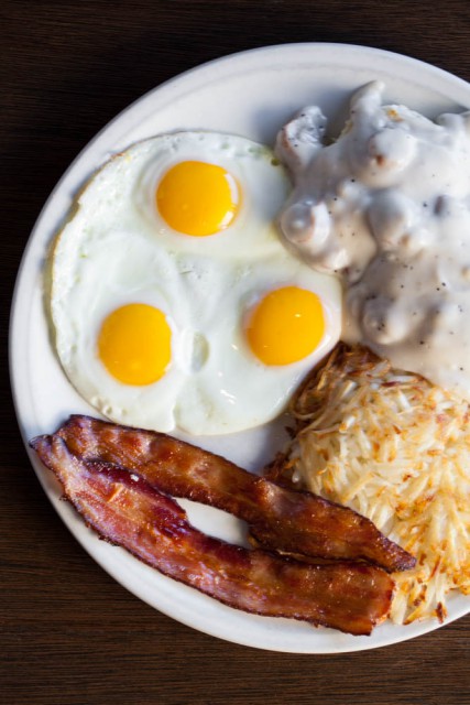 Biscuits and Gravy and Eggs